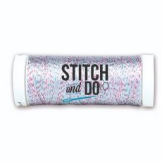 SDCDS21 Stitch And Do Sparkles Embroidery Thread - Multicolor Blue