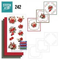 STDO242 Stitch and Do 242 - Yvonne Creations - Floral Christmas