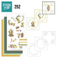 STDO252 Stitch and Do 252 - Precious Marieke - Yellow Flowers