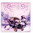 STDOPP005 Stitch and Do Cards 5 - Berries Beauties - Purple Christmas