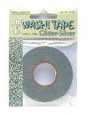 (13E) Tape lczil Washi Tape Zilver