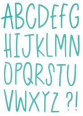 Thinlits Die Set Delicate letters (661040)